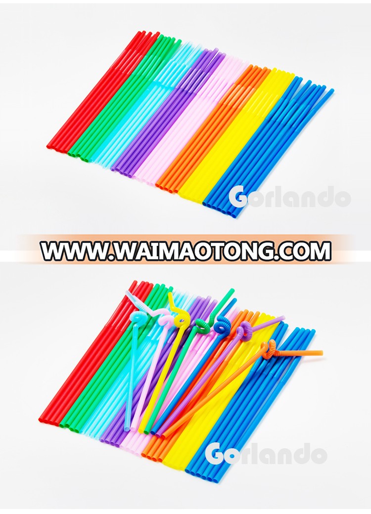 Striped Colored Hot-Sell Plastic Drinking Straw