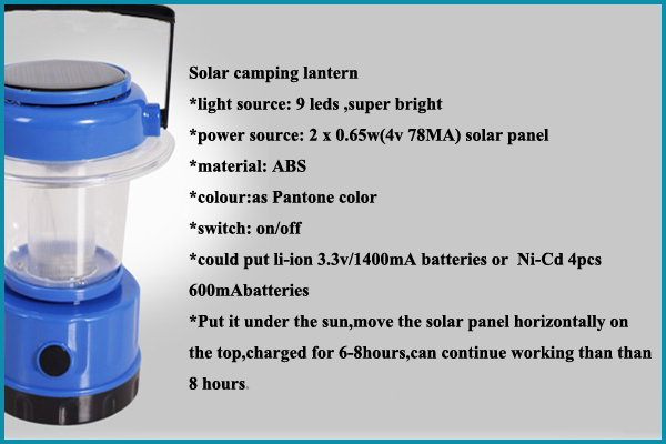 led solar lights camping portable led inflatable solar lantern