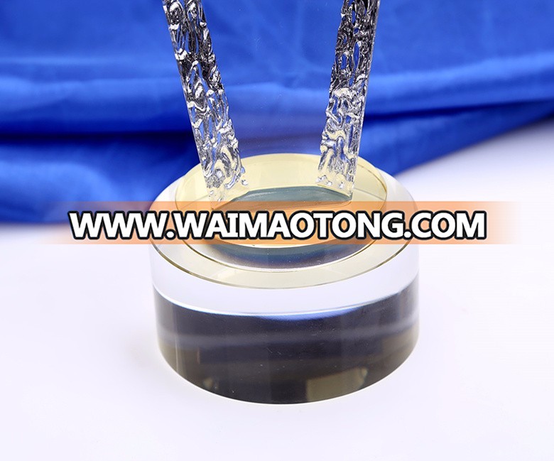 DIY Customized Sports Medal Crystal Trophy for Souvenir Gifts