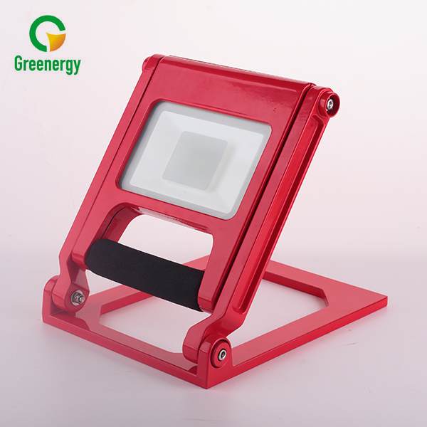 Professional factory supply foldable portable rechargeable work led flood light