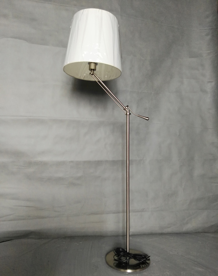 MG 5013 Flexible rocker Arm plating nickel iron art floor lamp