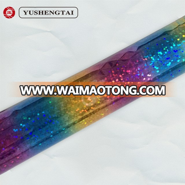 15484 Jumbo rolls meter price holographic rainbow color Hot Stamping Foil for leather