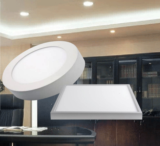 High quality 6W 12W 18W 24W surface mounted round led panel light