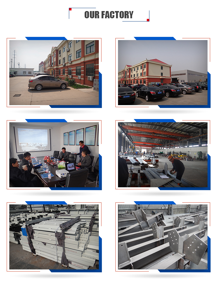 High Quality Multi Floors Steel Structure Frame Building for Commerical Buildings