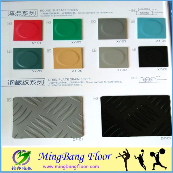 commercial pvc/vinyl flooring for bus and train