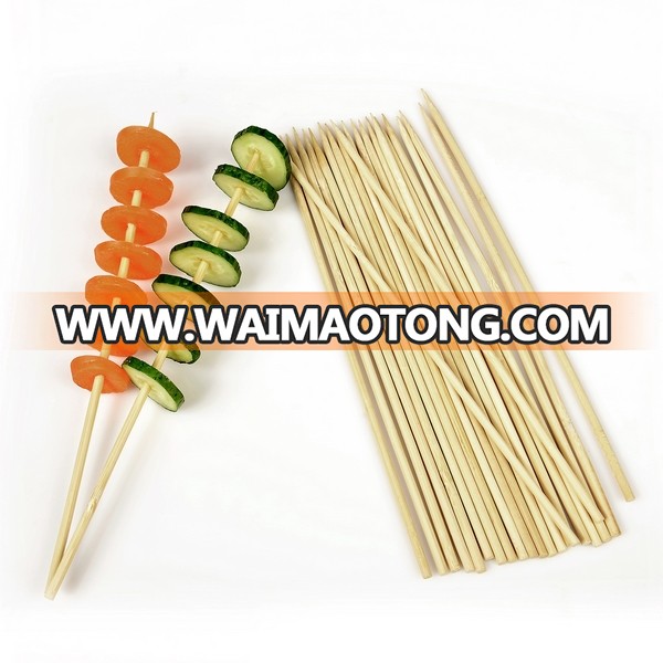 High quality strong party disposable rotating bamboo bbq skewer