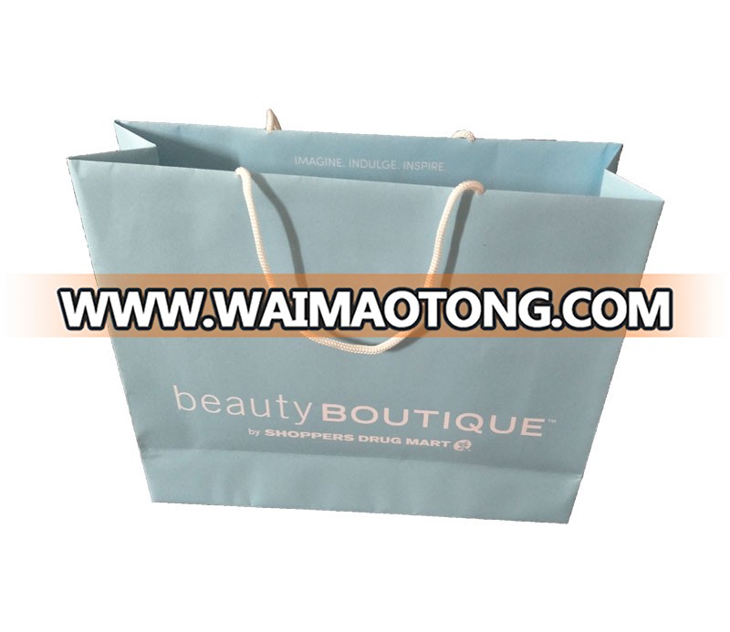 Custom Made Brown Kraft & White Paper Packaging Bags