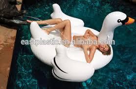 PVC inflatable Pool Toys Inflatable Swan Ride-on