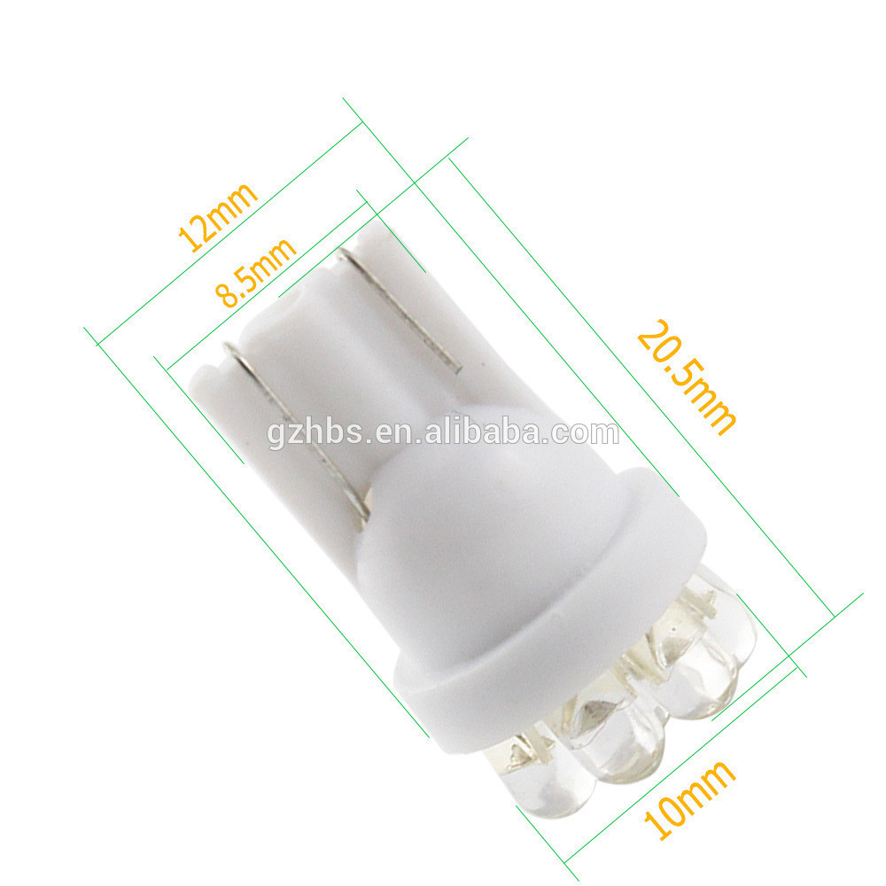 Popular car interior light bulb wholesale price t10 led