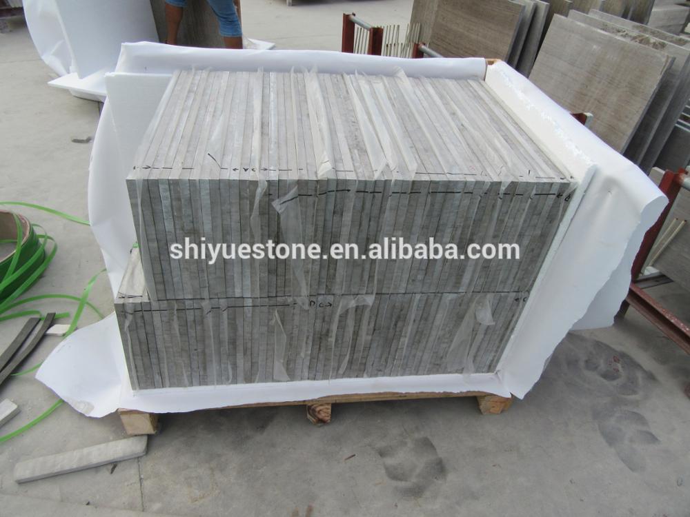 Honed China Cheapest Grey Grain Stone Tiles Be Used For Wall Paneling