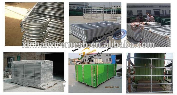 Wholesale Galvanized Used Horse Panel / Portable Horse Stall / Flexible Horse Fence