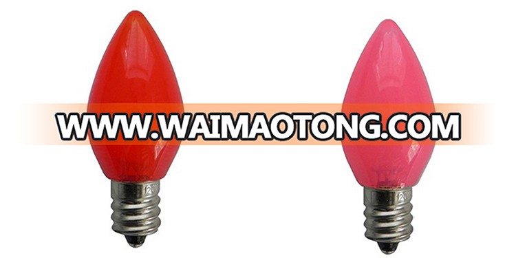 Wholesale  C7 Smooth Opaque SMD Christmas LED Bulbs for String Light