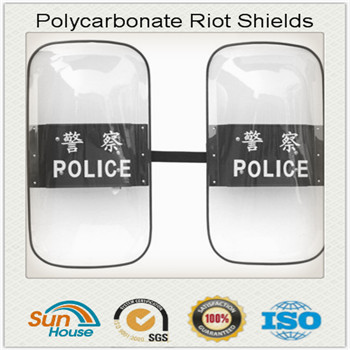 900*500*3mm Transparent Polycarbonate Riot Shield