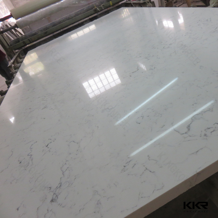 snow white marble stone, quartz stone big slab for vanity top