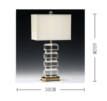 Luxury K9 crystal table lamp