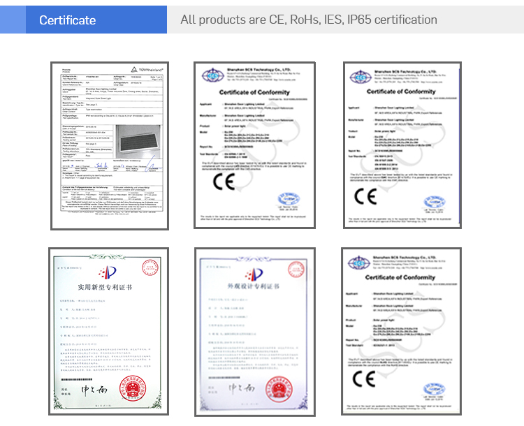 Shenzhen manufacturer ce rohs 3 years warranty 10w 15w 20w 30w 40w 50w 60w garden light ip65 waterproof ip65 solar light