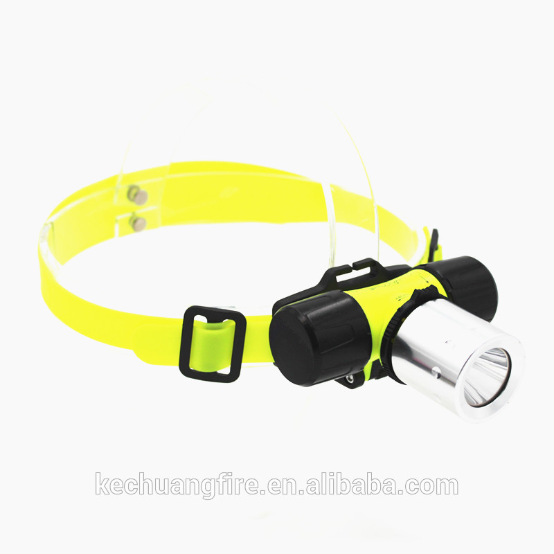 Professional rechargeable led waterproof headlamp led head lantern for camping and diving