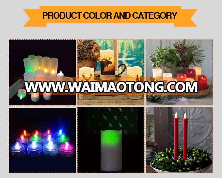 flameless decorative candles led candle for party