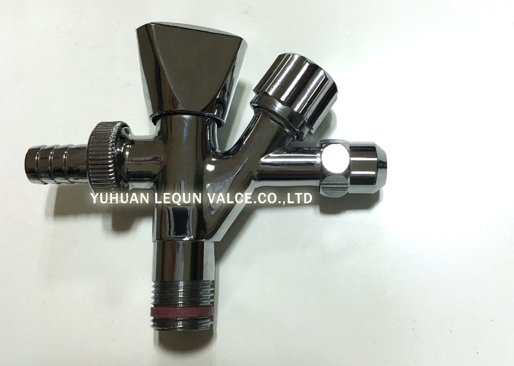 Washing machine manifold brass angle valve