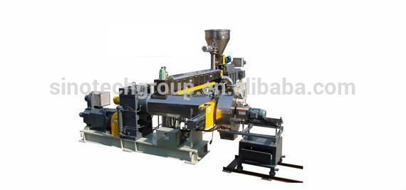 Two stage plastic recycling machine