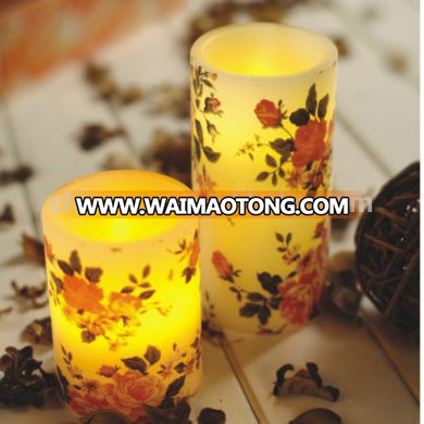 C501 3"cheap real wax led candle