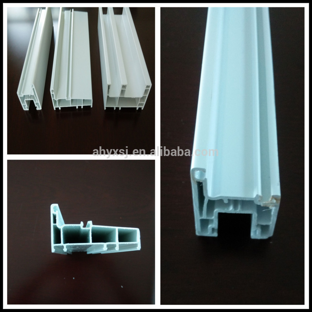 Enviroment friendly UPVC casement window frame plastic windows profile