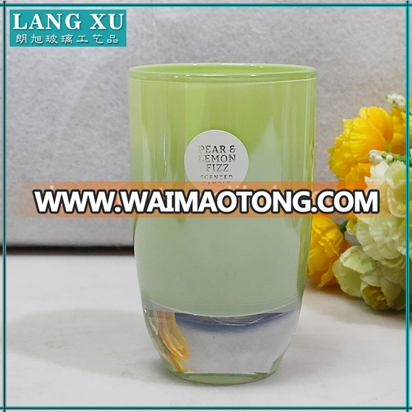 thick bottom custom glass jars candles private label