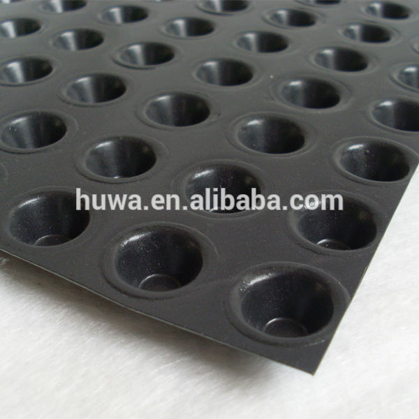 Foundation Slab Moisture Barrier HDPE Underground Basement waterproofing membranedimple drain supplier