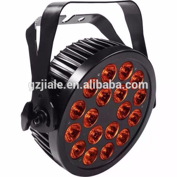 New design 18pcs 5in1 waterproof mini led lights cheap rgbwa flat led par light 300w led stage lights