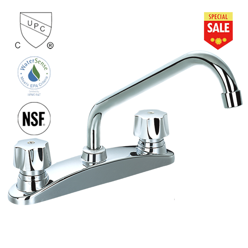 New Style Dual Handle Kitchen Faucet flexible kitchen faucet unique kitchen faucet