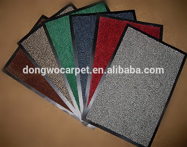 100% PP material  carpet pile pvc backing outdoor floor mat