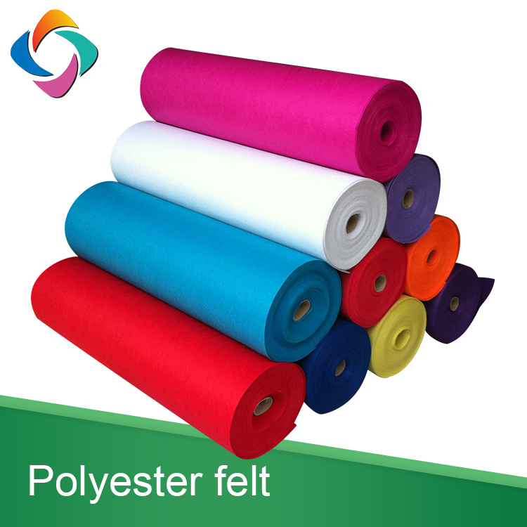 All Colors Available Free samples 100% PET felt fabric rolls form China manufacturer