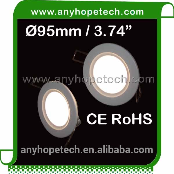 High efficiency 340lm battery backup led emergency ceiling light with CE RoHS Certification