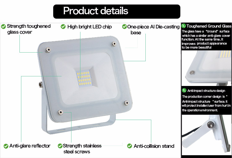 IP65 waterproof outdoor 10w 30w 50w led flood light, 100w led flood light, led flood light 200w