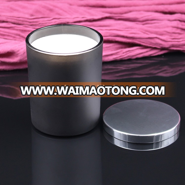 BOYE wholesale custom luxury matt black scented soy wax candle