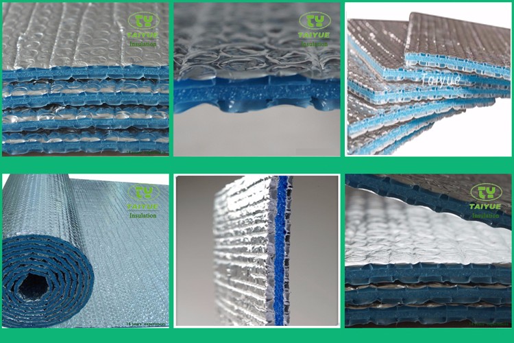 Building construction material aluminum foil bubble insulation sheet