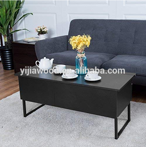 Casart Coffee Table Modern Lift Top Living Room Wood Storage Furniture