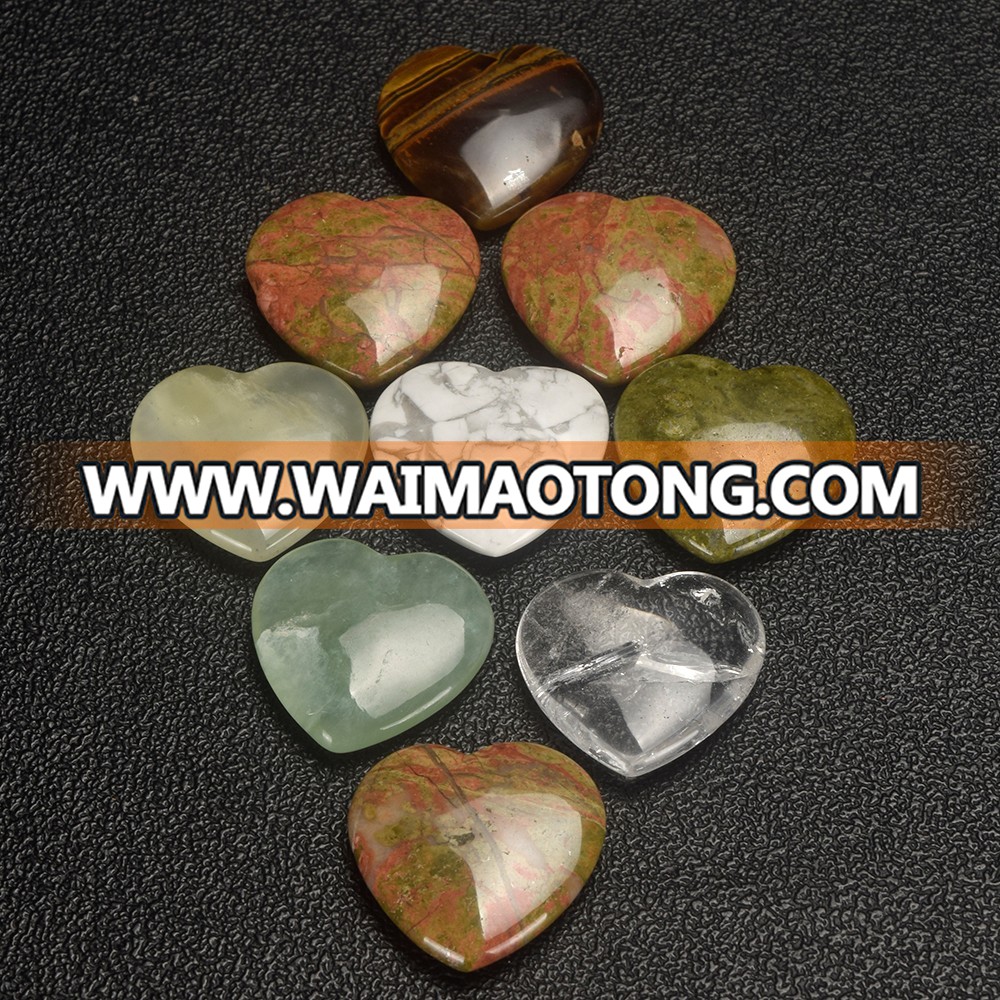 wholesale natural mixed sizes gemstones heart for sale