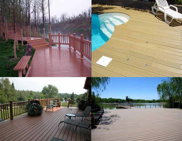 Made in China Outdoor WPC Decking Trex Board WPC floor steel decking prices