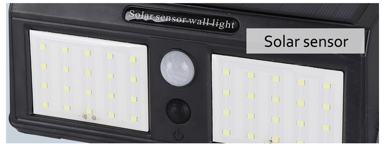 Hot Selling LED Motion Sensor Waterproof Outdoor Solar Wall Light