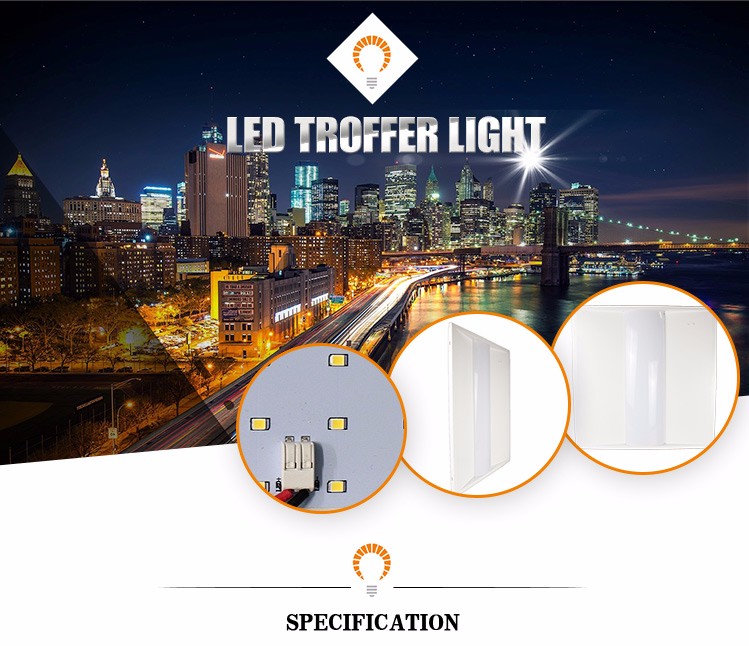 Hot sale ETL DLC dimmable LED panel 25W 2x2 led troffer