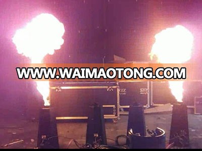 Six Corner DMX LPG Fire Flame Projector connect with gas tank Stage Effect fire spray thrower machine