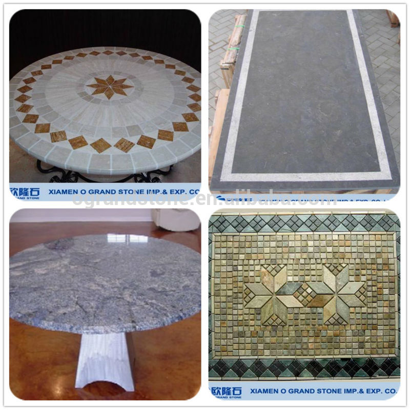 square mosaic countertop,kitchen marble mosaic table top