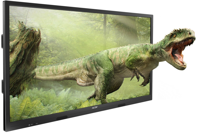 86 inch Intelligent Glasses-free 3D TFT Android Monitor Large Landscape LED Screen Display Digital Advertising Machine