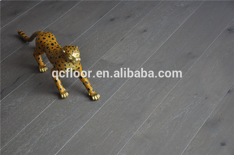 Greenvills home modern construction floor, different styles brushed flooring for customers, self-developed silver washed floors