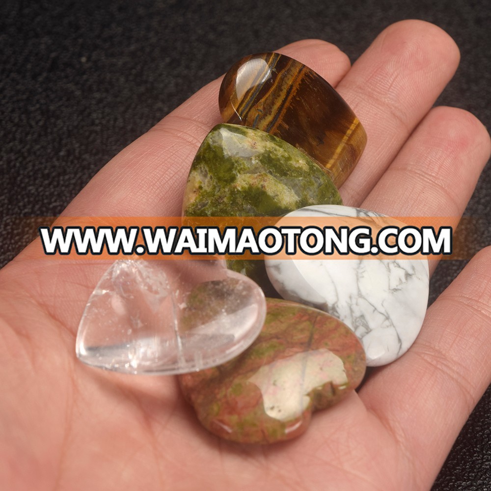 wholesale natural mixed sizes gemstones heart for sale