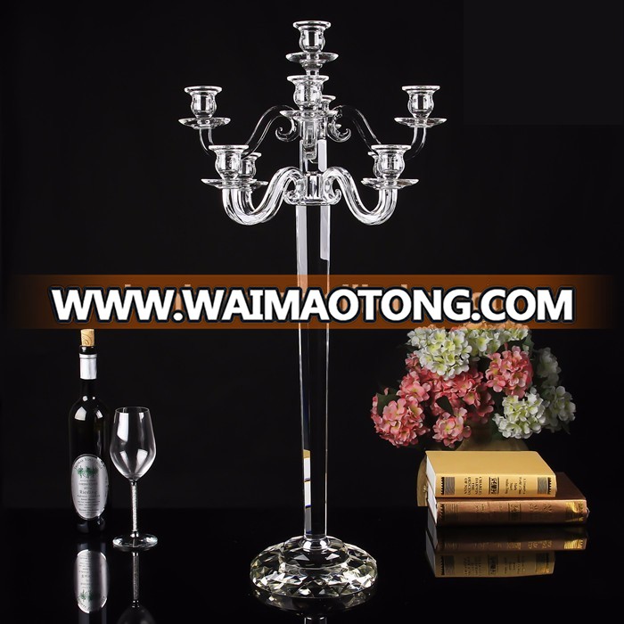 wholesale K9 center pieces wedding crystal candelabra votive