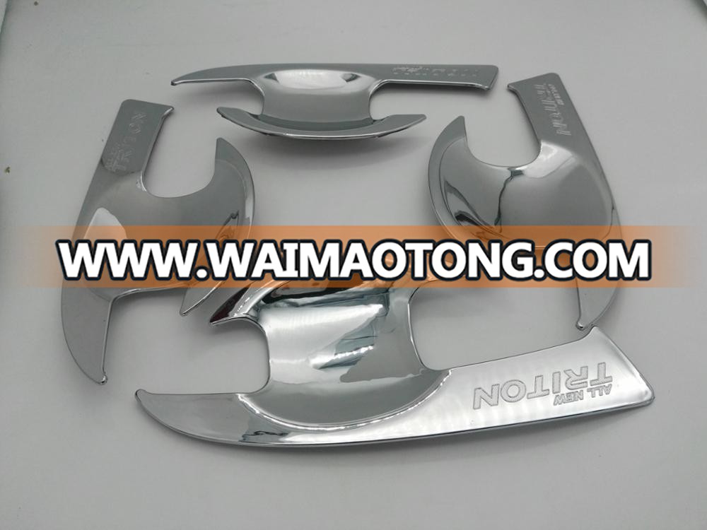 ABS chrome handle cover handle bowl cover for for 2015 NEW Triton L200