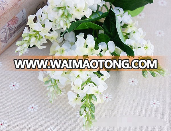 Hot sale fabric artificial hyacinth flower for wedding decoration