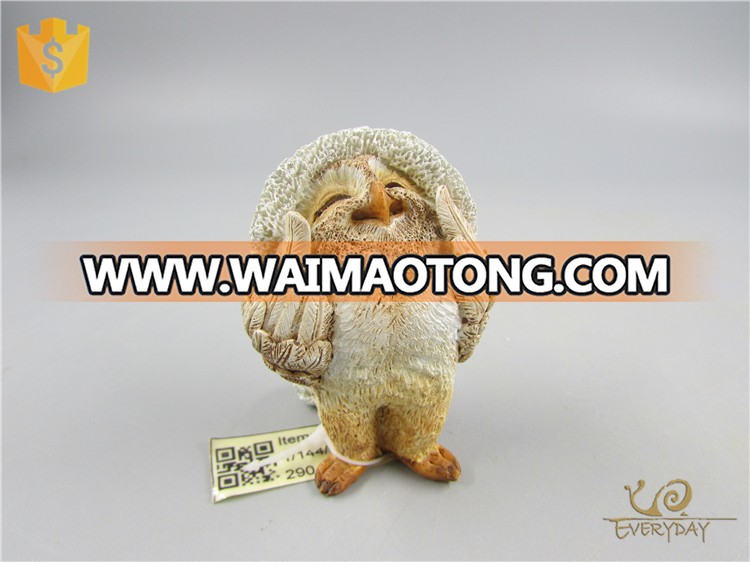 Imported Handmade Owl Resin Figurine China Personalized Christmas Ornaments